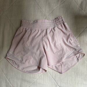 Lululemon Hotty Hot 4” Pink Shorts in 4